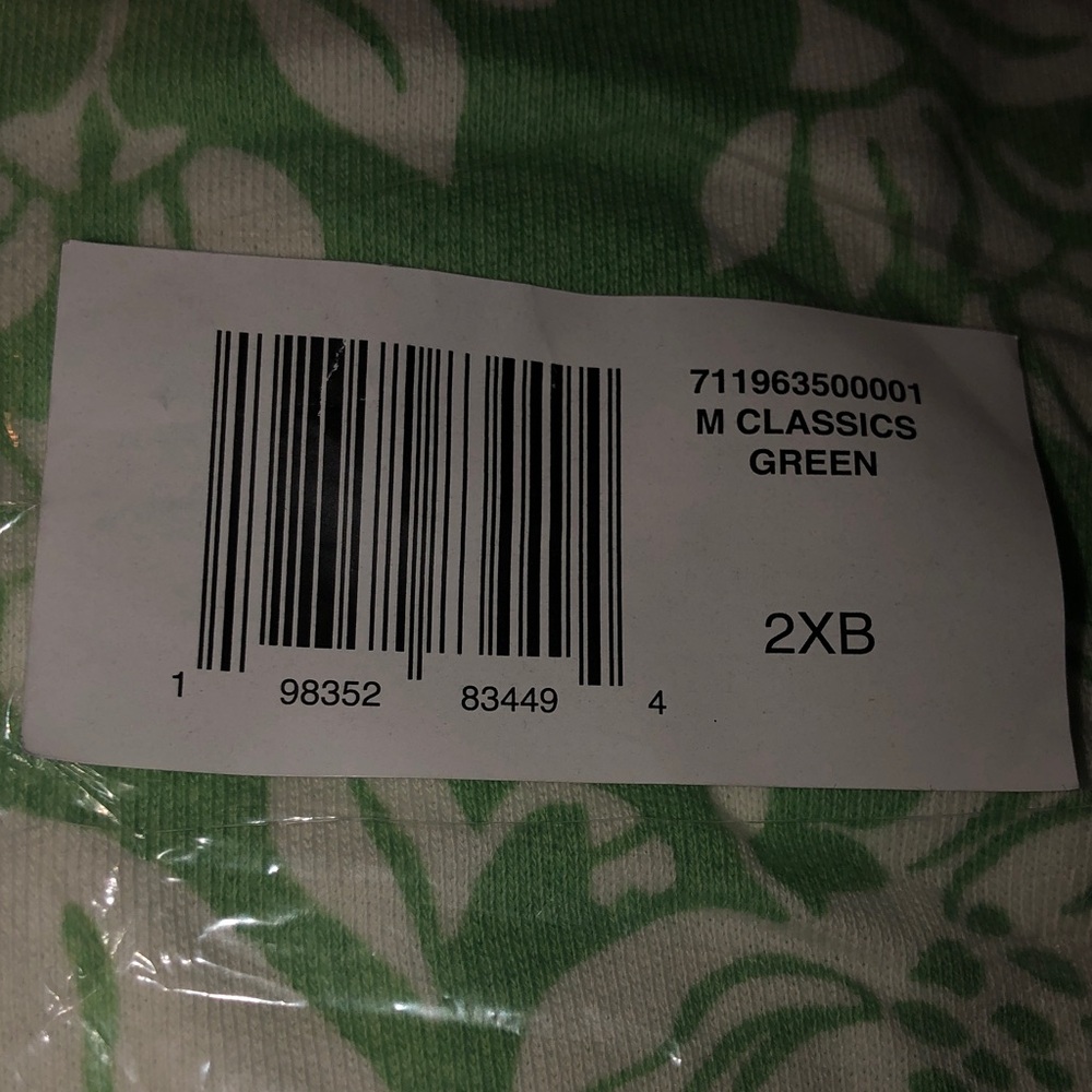 Polo by Ralph Lauren Green and White Crewneck Sweater